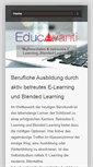 Mobile Screenshot of educavanti.ch